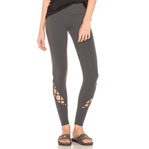 Alo Yoga Entwine Charcoal Gray Legging